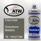 Preview: Chevrolet, Graystone Metallic, 16 / WA213M: 400ml Sprühdose, von ATW Autoteile West.